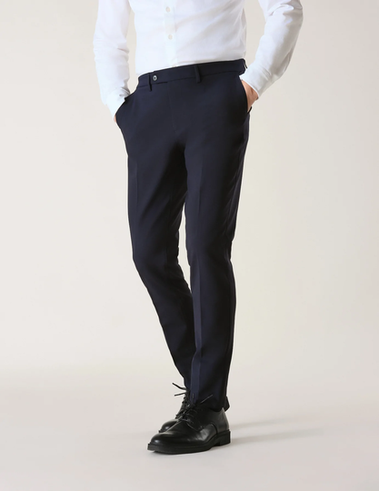 Essential Suit Pants Slim Midnight Blue