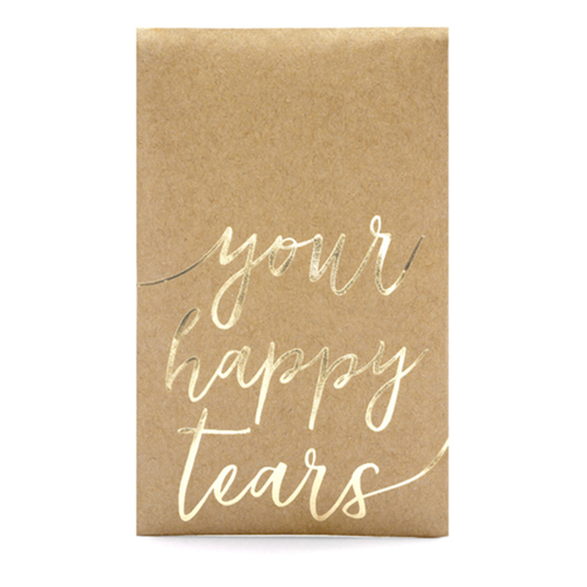 Näsdukar Your Happy Tears Guld - 10-pack