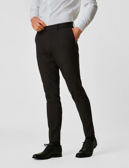 Essential Suit Pants Regular Black Check