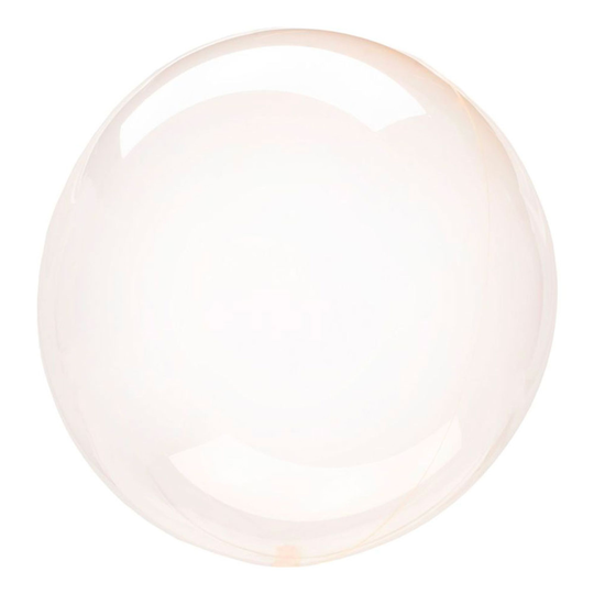 Klotballong Orange Transparent - 1-pack