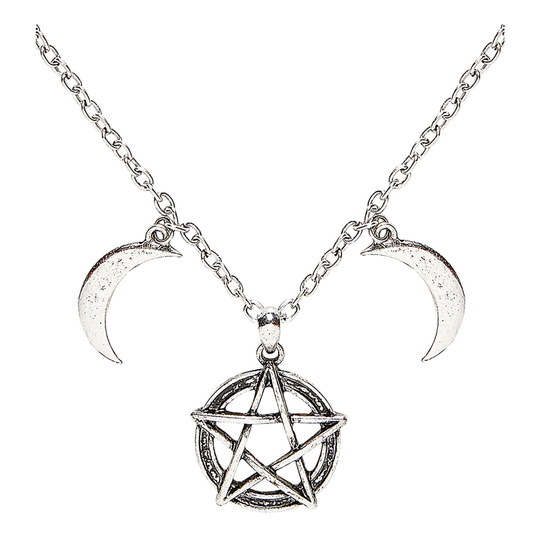 Halsband Halvmånar & Stjärna