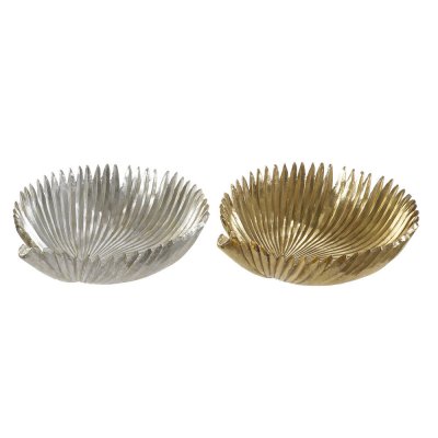 Bordsdekoration DKD Home Decor Blad Harts Löv av en växt (31 x 27 x 9.6 cm) (31 cm) (2 pcs)