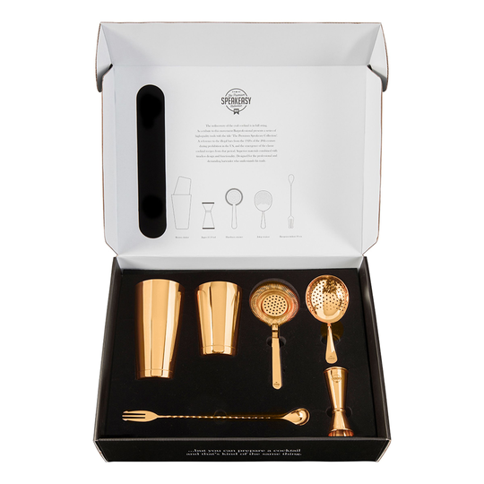 Speakeasy Cocktailset Guld
