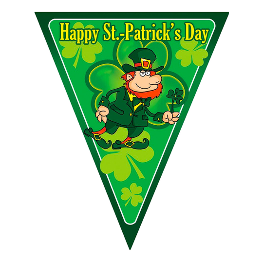 Vimpelgirlang Happy St Patricks Day - 5 meter