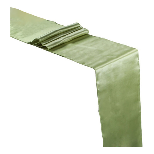 Bordslöpare Satin Ljusgrön