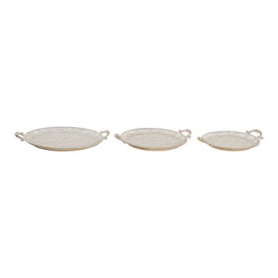 Bordsdekoration DKD Home Decor Metall Arab (3 pcs)