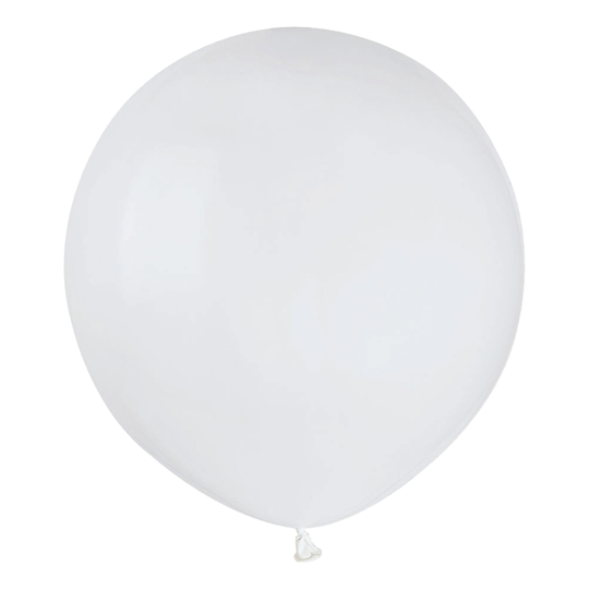 Ballonger Vita Runda Stora - 10-pack