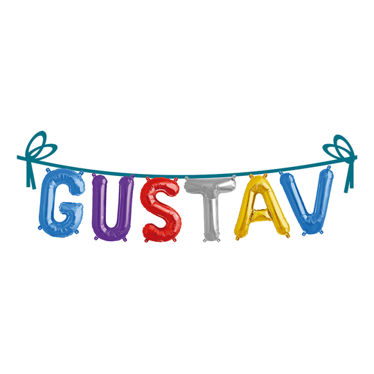 Ballonggirlang Folie Namn - Gustav