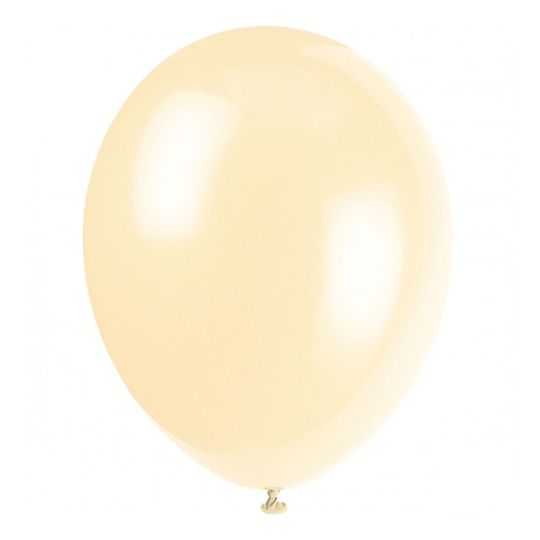 Ballonger Elfenben - 10-pack