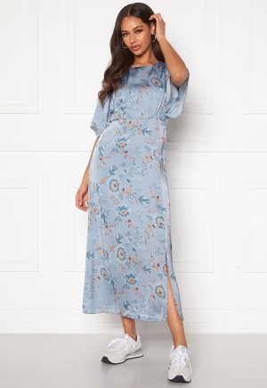 Happy Holly Mila dress Light blue / Patterned 34