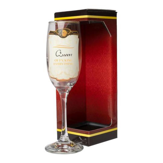 Champagneglas Queen of F*cking Everything