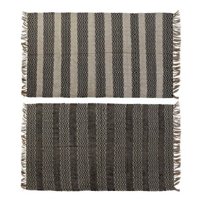Matta DKD Home Decor Jute Bomull Boho (2 pcs) (160 x 230 x 1 cm)