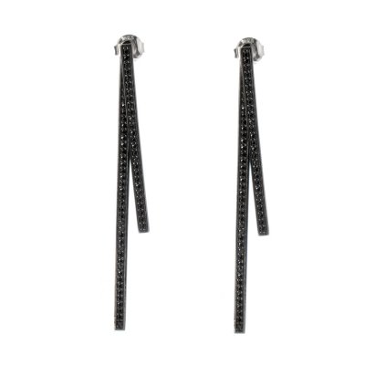 Dam örhängen Sif Jakobs E1035-BK-BK (5 cm)