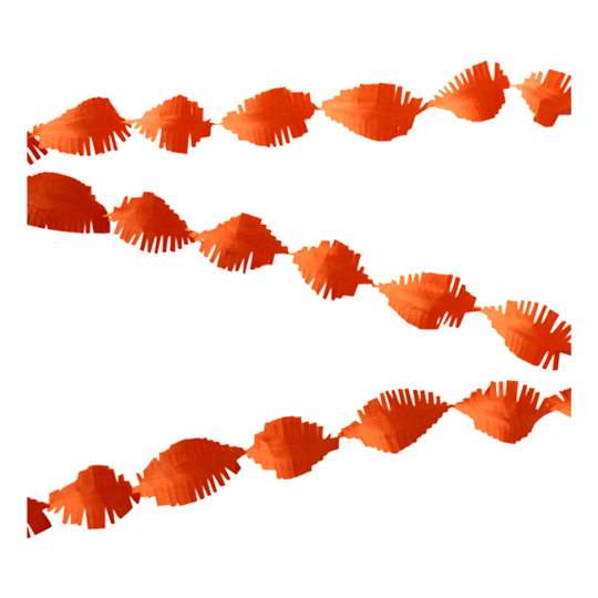 Kräppgirlang Orange - 6 meter