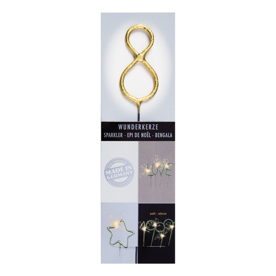 Sifferbloss Guld - Siffra 8