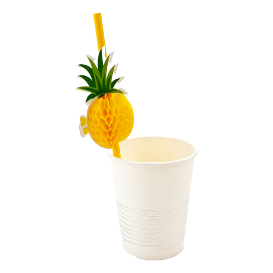 Sugrör Ananas Honeycomb - 6-pack
