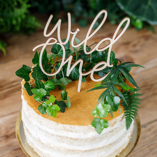 Cake Topper - Trä - Wild One