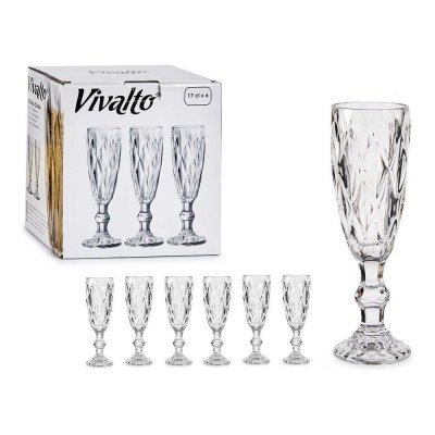 Champagneglas Diamant Glas Transparent (170 ml)