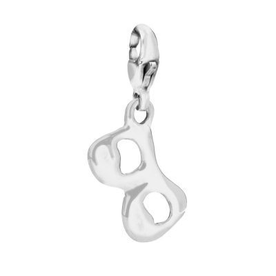 Dampärlor Folli Follie 1P7S033 Grå (2 cm)