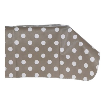 Bordsduk DKD Home Decor Grå Mint Prickig PVC (140 x 140 x 140 cm) (2 pcs)