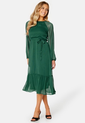 Happy Holly Henrika Midi Dress Dark dusty green 36/38