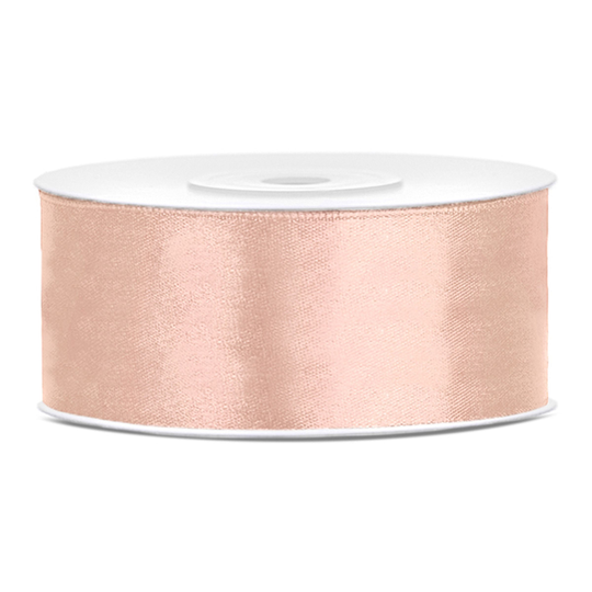 Satinband Ljuspersika - 25 mm x 25 m