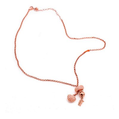 Damhalsband Folli Follie 3N1T024RS (30 cm)