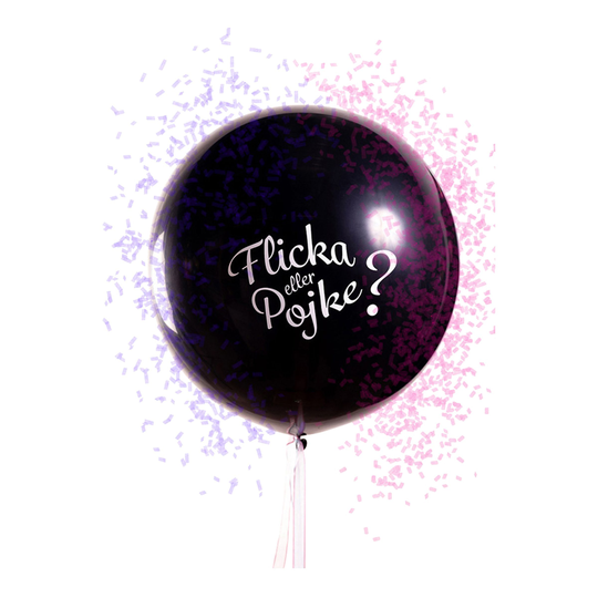 Jätteballong Flicka eller Pojke - 1-pack