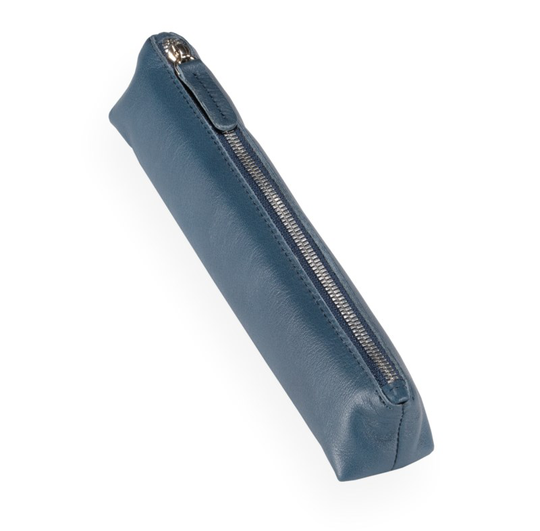Pennskrin i läder navy one size