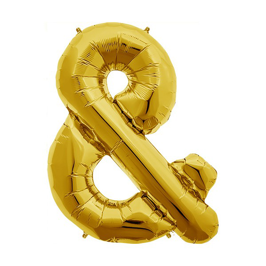 Folieballong - & - Guld