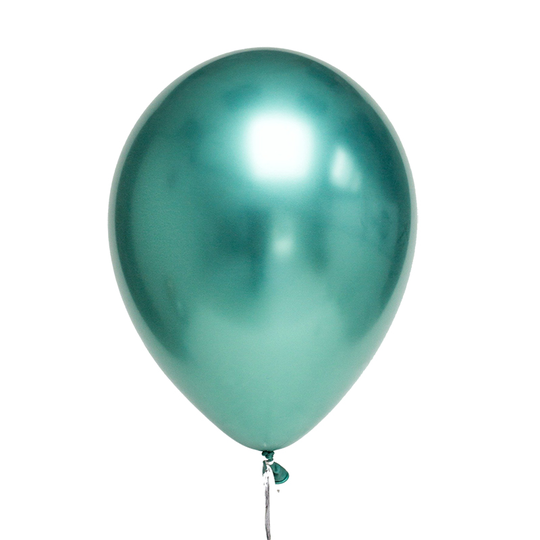 Chromeballonger - Gröna - 25 st
