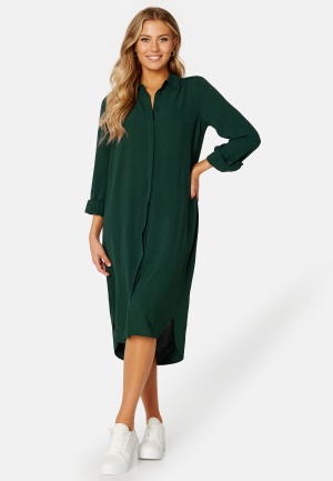 BUBBLEROOM Matilde Shirt Dress Dark green L