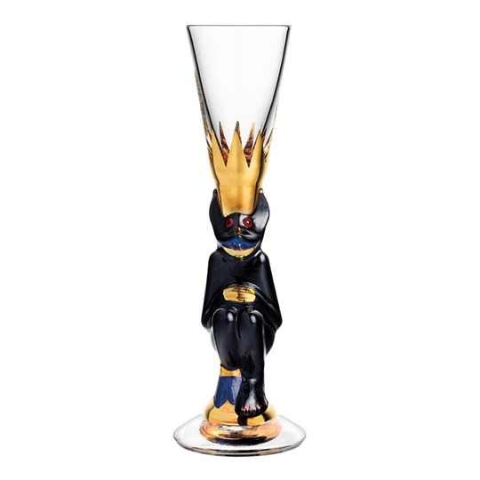 Nobel sparkling devil champagneglas svart 4 cl