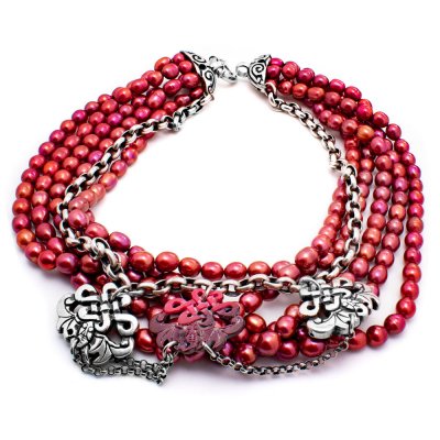 Damhalsband Folli Follie 4N7B503R (40 cm)