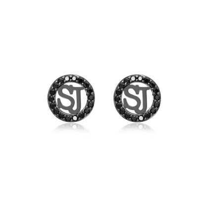 Dam örhängen Sif Jakobs E1001-BK-BK (1 cm)