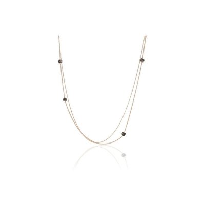 Damhalsband Sif Jakobs C322-5-BK-RG (45 cm)