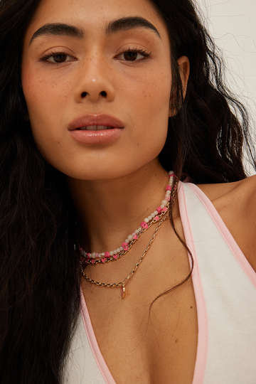 Mocean Sisters x NA-KD 3-pack halsband - Gold