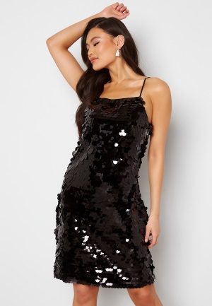 VERO MODA Glourious Singlet Sequins Black Big Sequins L