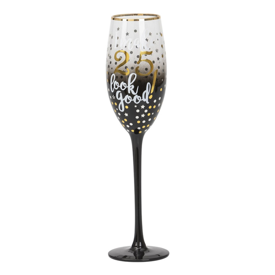 Champagneglas 25 Stars