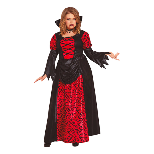 Vampyra Plus-size Maskeraddräkt - Plus-size