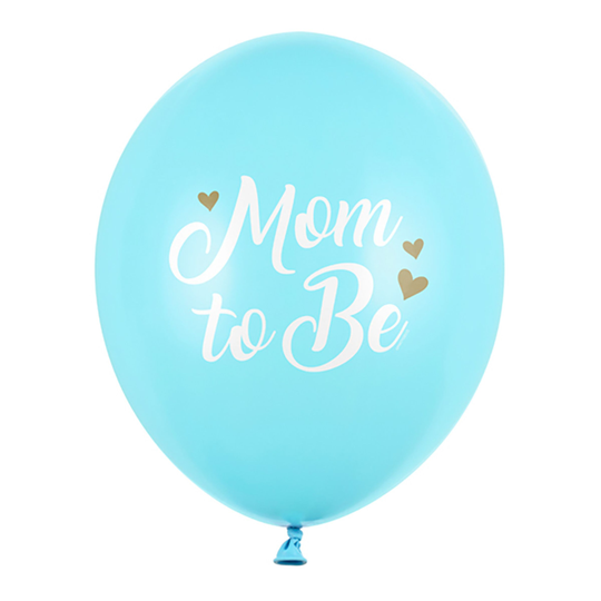 Ballonger Mom To Be Ljusblå - 50-pack
