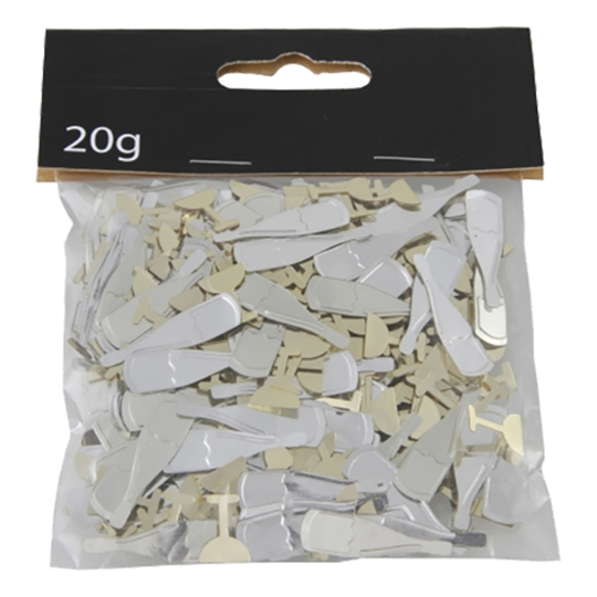 Konfetti Champagne & Glas - 20 gram