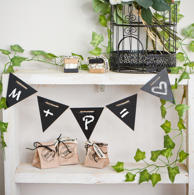 Liten trävimpel - Chalkboard