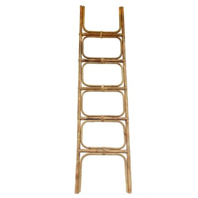 Handdukshängare golvmodell DKD Home Decor Brun Rattan (40,5 x 2,5 x 159 cm)