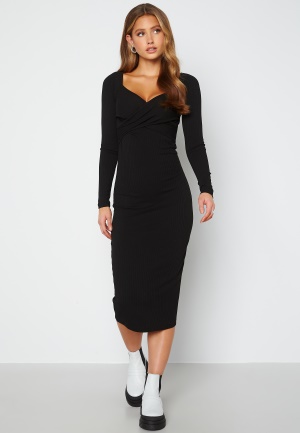 BUBBLEROOM Neah rib dress Black XL