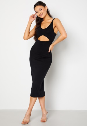 BUBBLEROOM Milena fine knitted dress Black M