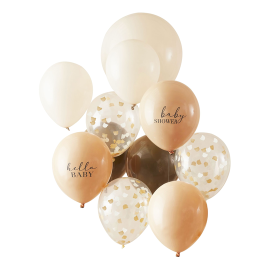 Ballonger Baby Shower Teddy Bear - 11-pack