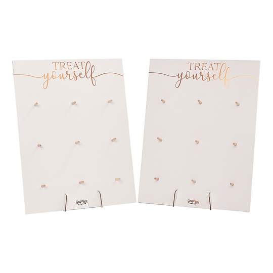 Munkvägg Vit/Roséguld - 2-pack