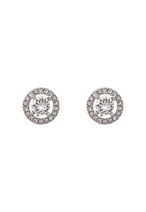 LILY AND ROSE Miss Miranda Earrings Crystal/silver One size
