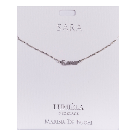 Namnhalsband Silver - Sara